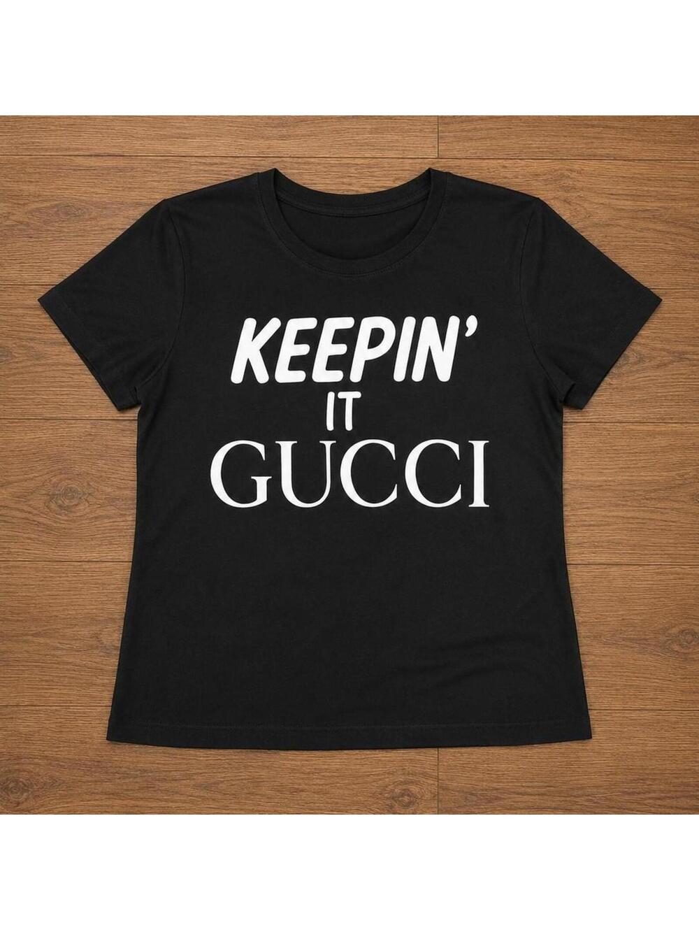 Keepin' It Gucci Graphic Tee 🖤🤍